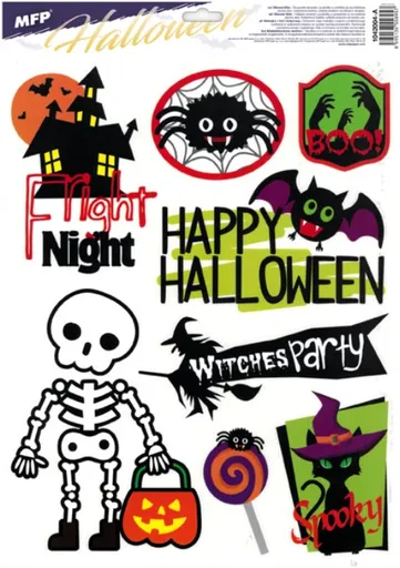Okenní fólie halloween HA003 30x42cm