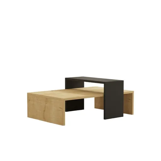 Konferenční stolek Glow Anthracite and Sapphire Oak