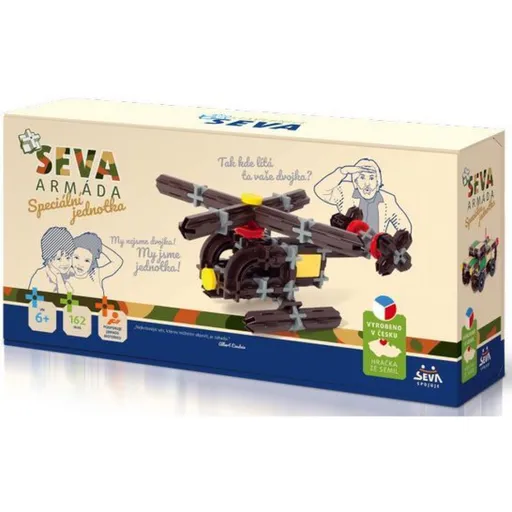 Stavebnice Seva armáda Speciální jednotka 162ks