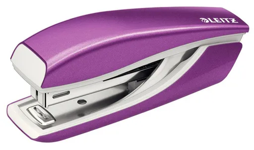 LEITZ Mini sešívačka NeXXt 5528, purpurová, box