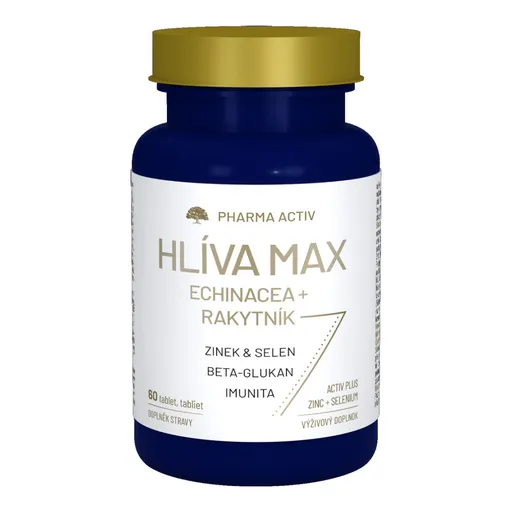 Pharma Activ HLÍVA MAX Echinacea + Rakytník 60 tablet