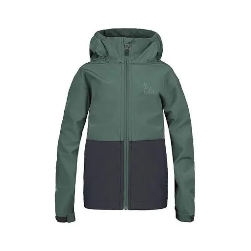 Hannah WAT JR Chlapecká softshellová bunda, zelená, velikost 134-140