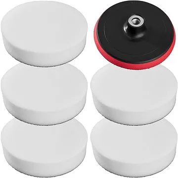 5 leštících houbiček 180 mm měkké včetně leštícího padu 180 mm (400168)