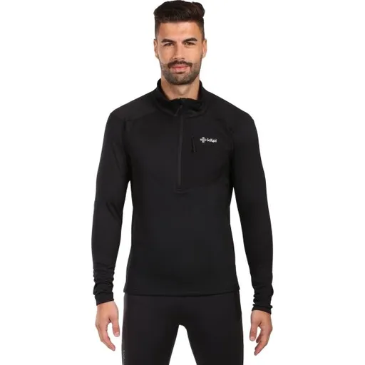 KILPI VIGO Pánská fleeecová mikina, černá, velikost