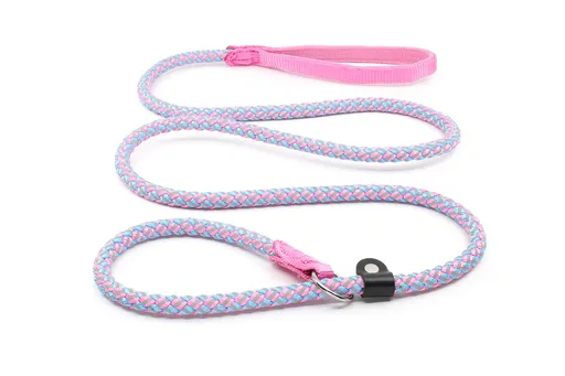 Vsepropejska Med reflexní vodítko pro psa 2 v 1  | 150 cm Barva: Růžová, Šířka vodítka: 0,8 cm