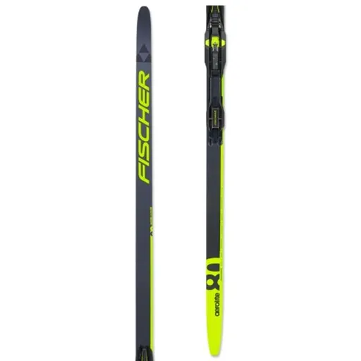 Fischer AEROLITE SKATE 80 SET + BDG RACE SKATE Lyže na bruslení, tmavě šedá, velikost