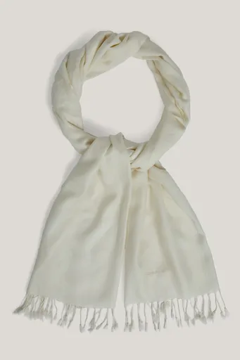ŠÁLA GANT WOOL TWILL FOULARD CREAM