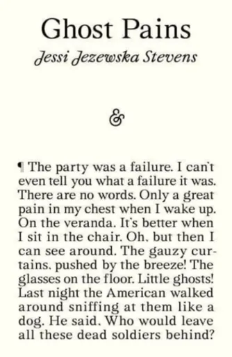 Ghost Pains - Jessi Jezewska Stevens