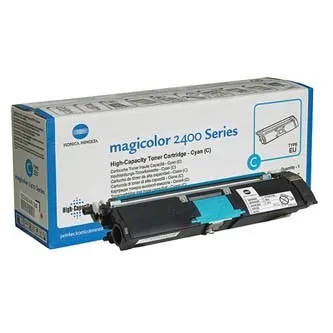 Konica Minolta originální toner A00W332, 1710-5890-07, cyan, 4500str., s hologramem