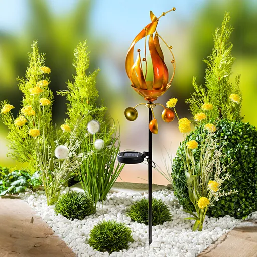 Solární světlo Plamen