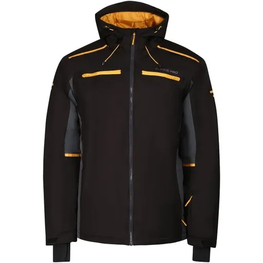 ALPINE PRO OGRET Pánská bunda, černá, velikost