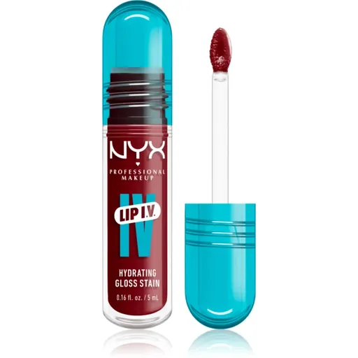 NYX Professional Makeup Lip IV dlouhotrvající lesk na rty s hydratačním účinkem odstín 13 - CRANBERRY SPLASH 5 ml
