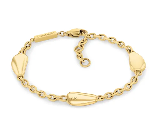 Calvin Klein Stylový pozlacený náramek Radiant Drops 35000604