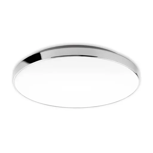 BRILONER LED stropní svítidlo, pr. 35,5 cm, 18 W, bílé-chrom BRI 3351-216
