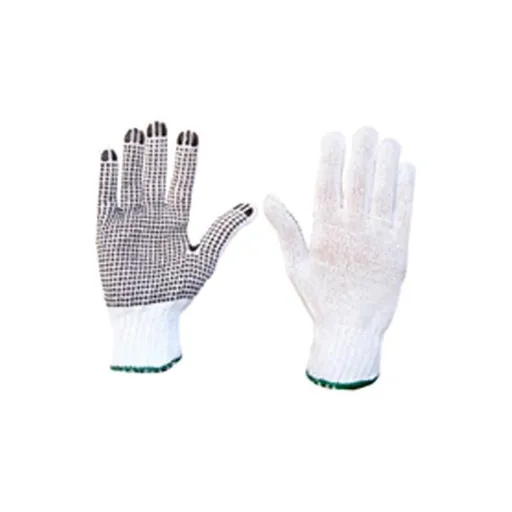 TORO Rukavice pletené se vzorem, vel. L, bavlna