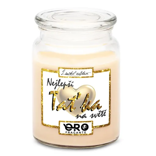 Svíčka Nejlepší taťka (Vůně svíčky: Vanilka)
