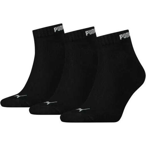 Puma SOCKS 3P Ponožky, černá, velikost 35-38