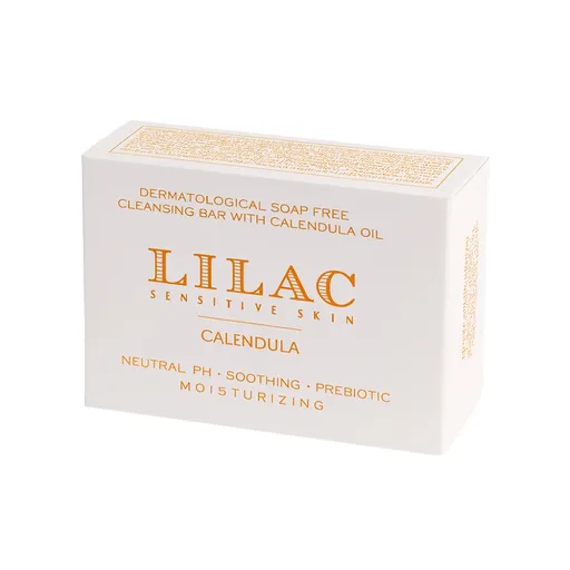 LILAC Zklidňující mycí kostka s měsíčkem 100 g