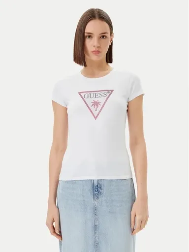 Guess Triangle Rhinestones SS Tee XL