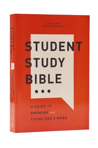 Student Study Bible: A Guide to Knowing and Living Godâ€™s Word (NKJV, Softcover, Red Letter, Comfort Print) - Thomas Nelson
