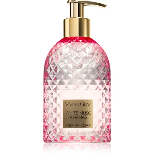 Vivian Gray Gemstone White Musc & Ananas krémové mýdlo 300 ml