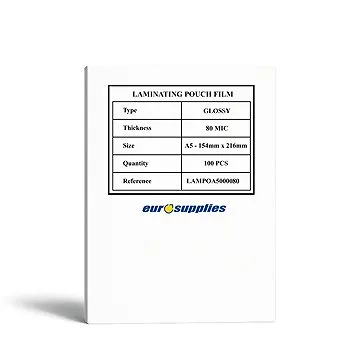 EUROSUPPLIES A5/160 lesklé - balení 100 ks (LAMPOA5000080)
