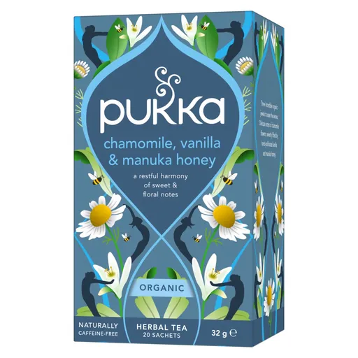 Pukka BIO Chamomile, Vanilla & Manuka honey porcovaný čaj 30x1,6 g