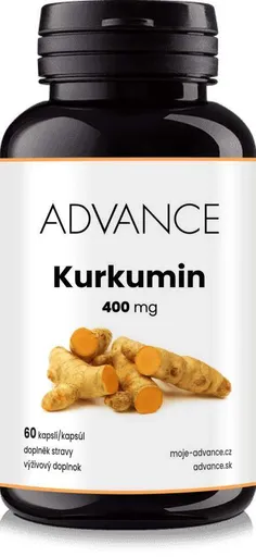 Advance nutraceutics Kurkumin 60 kapslí 400 mg