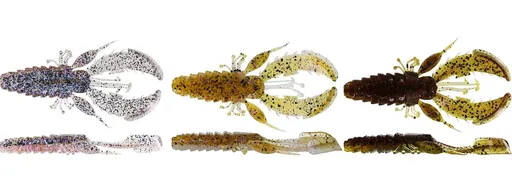 Westin gumová nástraha crecraw creaturebait clear water mix - 8,5 cm 7 g 5 ks