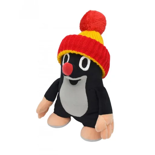 MÚ Brno Krtek s čepicí 24 cm červený kulich