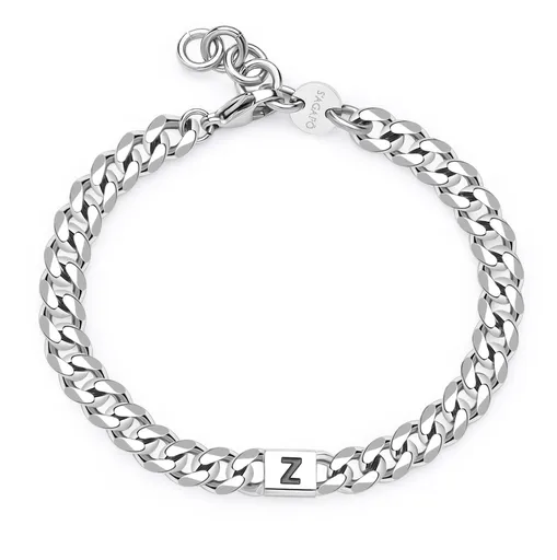 S'Agapõ Pánský ocelový náramek s písmenem Z Monogram SMG34