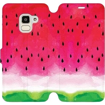 Flipové pouzdro na mobil Samsung Galaxy J6 2018 - V086S Melounek (5903226359820)