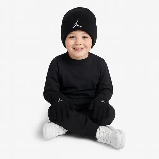 Jordan jordan essentials beanie set 4-7yr