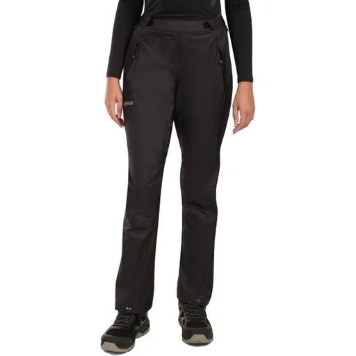 KILPI ALPIN Dámské nepromokavé hardshellové kalhoty, černá, velikost