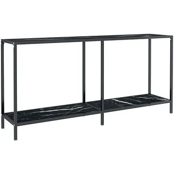 SHUMEE 3 černý 160 × 35 × 75,5 cm tvrzené sklo  (331701)