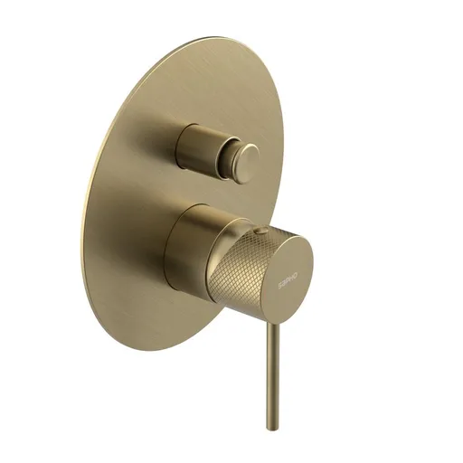 SAPHO ULTRASAN podomítková sprchová baterie, 2 výstupy, zlato mat UT042VG