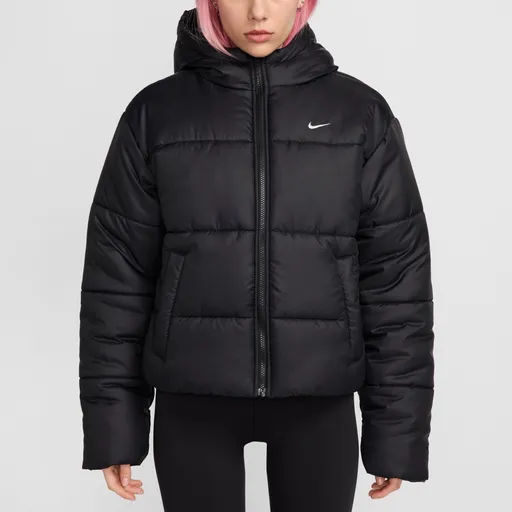 Nike Sportswear Classic Puffer Womens Therma-FIT Loose Hooded Jacket XS