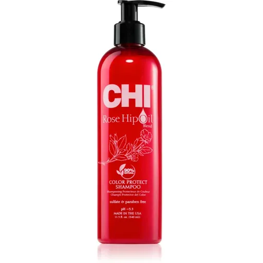 CHI Rose Hip Oil Shampoo šampon pro barvené vlasy 340 ml