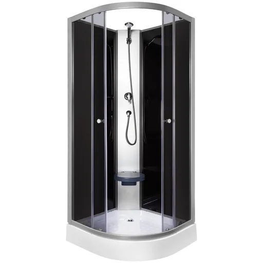 KERRA Sprchový kout Evora 80 (černý) 5907548118820