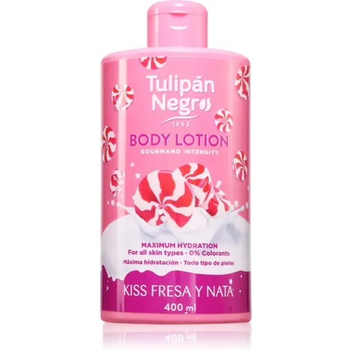 Tulipán Negro Kiss Fresa Y Nata tělové mléko 400 ml