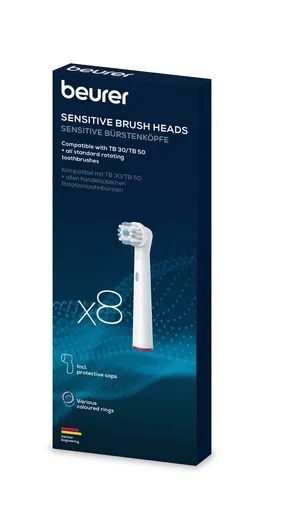 Beurer Náhradní kartáčkové hlavice Sensitive 8 ks