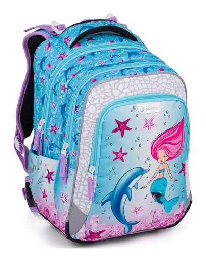 Školní batoh Bagmaster Lumi 24 A Blue/Pink