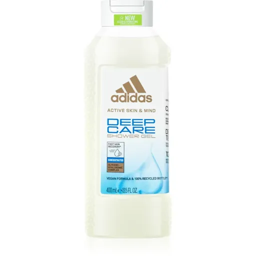 Adidas Deep Care pečující sprchový gel s kyselinou hyaluronovou 400 ml