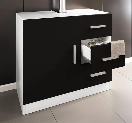 VCM Skříňka pod umyvadlo Zalo XL, černá