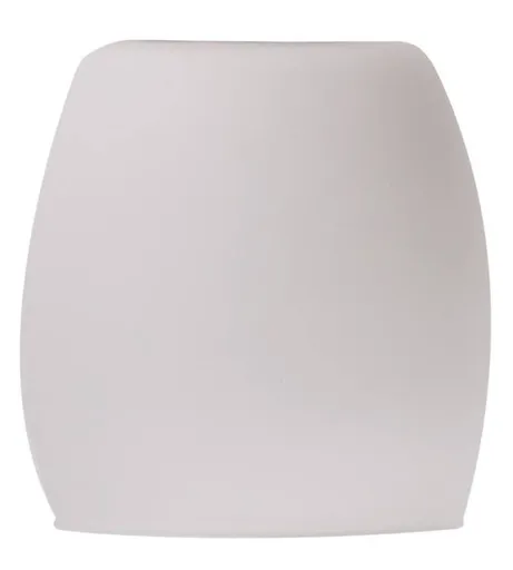 Bílé skleněné stínidlo E27 pro lampu Amba