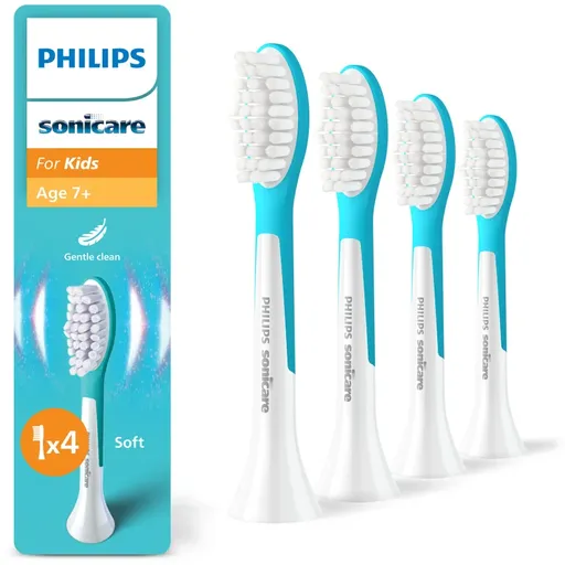 Philips Sonicare For Kids 7+ Standard HX6044/90 náhradní hlavice pro zubní kartáček pro děti 4 ks