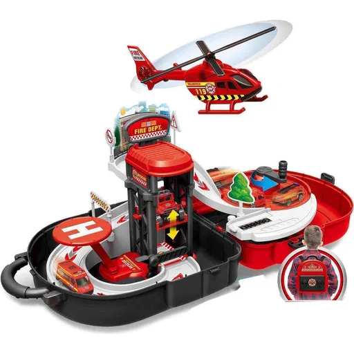 Alltoys Hrací set v batůžku hasiči