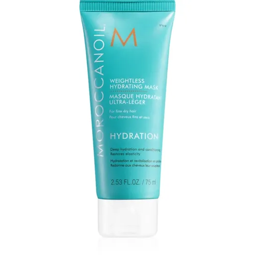 Moroccanoil Hydration Weightless Hydrating Mask hloubkově hydratační maska pro suché a křehké vlasy 75 ml