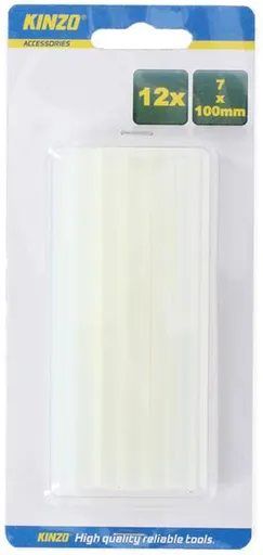 Edco Tyčinky do tavné pistole 12ks KINZO 7x10mm