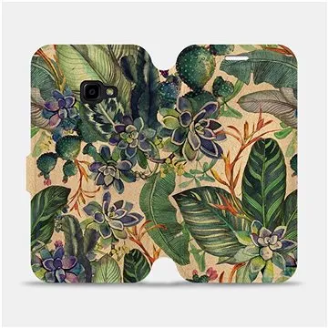 Flip pouzdro na mobil Samsung Galaxy Xcover 4 - VP05S Sukulenty (5903516774616)